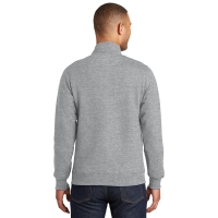 Port &amp; Company Fan Favorite Fleece 1/4-Zip Pullover Sweatshirt.