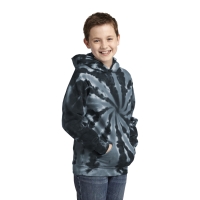 Port &amp; Company Youth Tie-Dye Pullover Hooded Sweatshirt.
