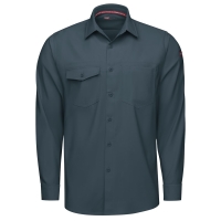 Red Kap Men's Cooling Long Sleeve Work Shirt - TSM4