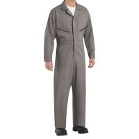Red Kap Men's Extended Sizes Zip-Front Cotton Coverall - CC18EXT