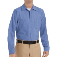 Red Kap Men's Industrial Long Sleeve Work Shirt - SP14