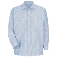 Red Kap Men's Tall Industrial Stripe Work Shirt - SL10T