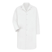 Red Kap Unisex Tall Gripper Front Lab Coat - KP18T