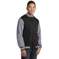 Sport-Tek Fleece Letterman Jacket.