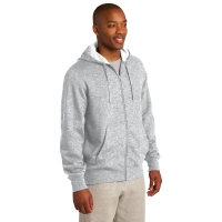 Sport-Tek Full-Zip Hooded Sweatshirt.