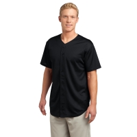 Sport-Tek PosiCharge Tough Mesh Full-Button Jersey.