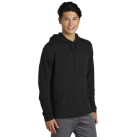 Sport-Tek PosiCharge Tri-Blend Wicking Fleece Hooded Pullover.
