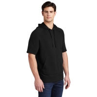 Sport-Tek PosiCharge Tri-Blend Wicking Fleece Short Sleeve Hooded Pullover