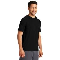 Sport-Tek PosiCharge Tri-Blend Wicking Raglan Tee.