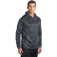 Sport-Tek Sport-Wick CamoHex Fleece Hooded Pullover.
