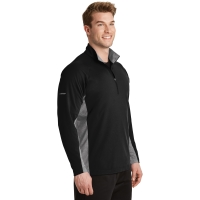 Sport-Tek Sport-Wick Stretch Contrast 1/4-Zip Pullover.