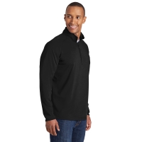 Sport-Tek Tall Sport-Wick Stretch 1/4-Zip Pullover.