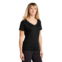 Sport-Tek Women's PosiCharge Tri-Blend Wicking Dolman Tee.