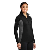 Sport-Tek Women's Sport-Wick Stretch Contrast 1/4-Zip Pullover.