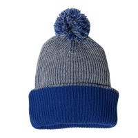 Sportsman 12" Speckled Pom-Pom Cuffed Beanie - SP70