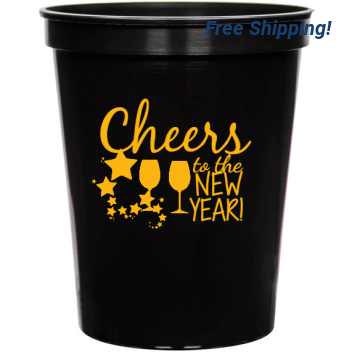 Holiday Cheers To The New Year 16oz Stadium Cups Style 128610