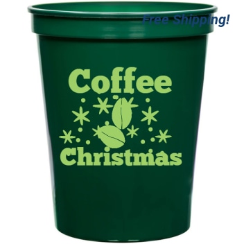 Holiday Coffee Christmas 16oz Stadium Cups Style 127773