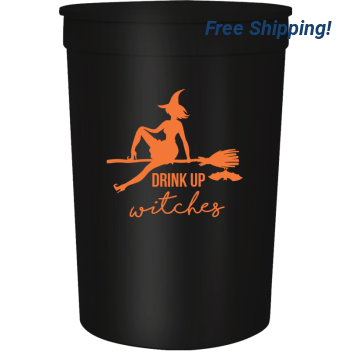 Halloween Drink Up Witches 16oz Stadium Cups Style 113461