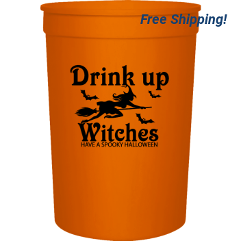 Halloween Drink Up Witches Have Spooky 16oz Stadium Cups Style 124468