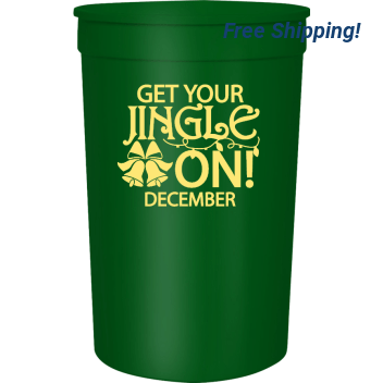 Holiday Get Your Jingle On December 16oz Stadium Cups Style 126788