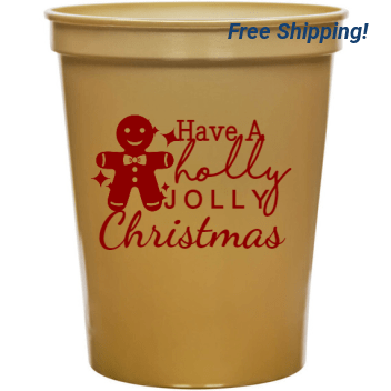 Holiday Have Holly J Christmas 16oz Stadium Cups Style 127406