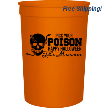 Halloween Poison Pick Your Happy The Moores 16oz Stadium Cups Style 124469