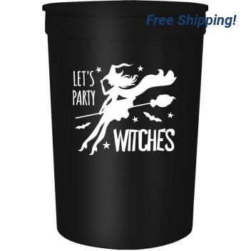 Halloween Witches Lets Party 16oz Stadium Cups Style 113482