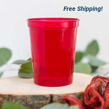 Blank 16oz Translucent Stadium Cups