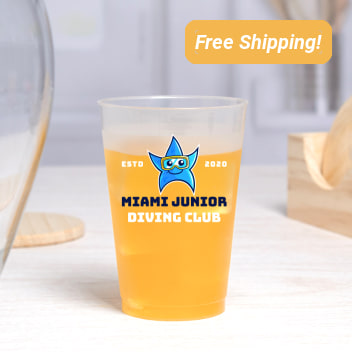12oz Custom Frosted Cups