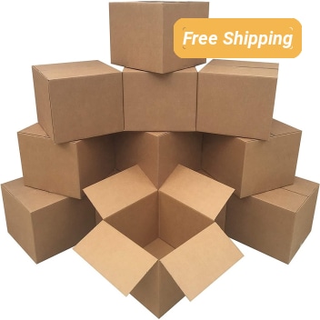 15 X 15 X 15 Inch Corrugated Boxes - Blank