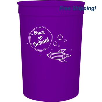 Back To School 16oz Stadium Cups Style 110347