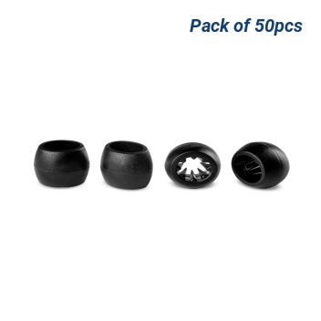Plastic Sliding Locks For 5/8 Inch Satin Cloth Wristbands - Pack Of 50pcs