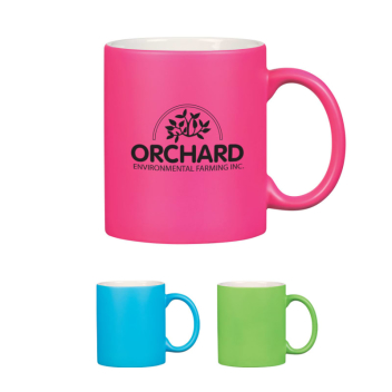 11 Oz. Neon Mug With C-handle