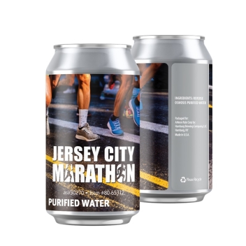 12oz Full Color Digital  Purified Canned Water