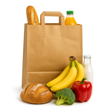 11 X 11 Inch Custom Paper Shopping Bag With Handles