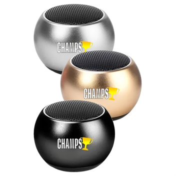 Metal Ball Bluetooth Stereo Speaker With Subwoofer