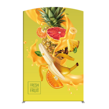 Arch-top Fabric Banner Stand