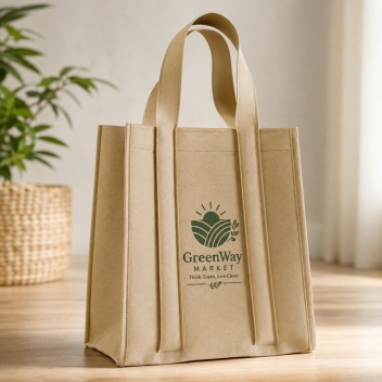 Custom Reusable Grocery Tote Bag