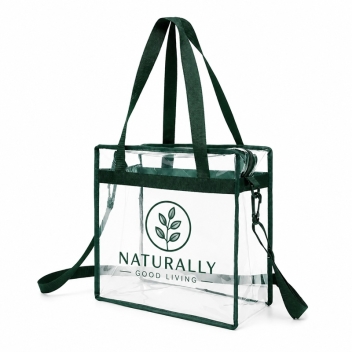 Clear Zippered Safety Tote Bags