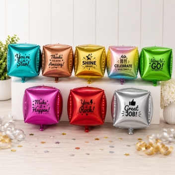 22 Inch Cube Foil Balloon