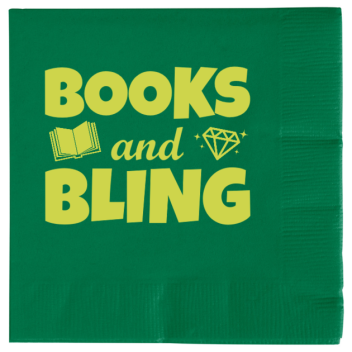Back To School Books Bling And 2ply Economy Beverage Napkins Style 138775