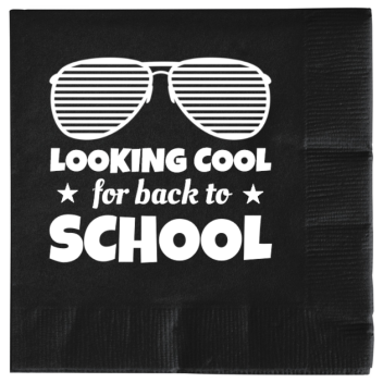 Back To School Looking Cool For 2ply Economy Beverage Napkins Style 138774