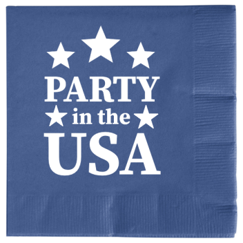 Fourth Of July Party In The Usa 2ply Economy Beverage Napkins Style 107820