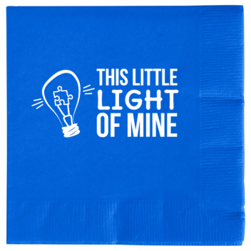 Autism Awareness This Little Of Mine Light 2ply Economy Beverage Napkins Style 133265