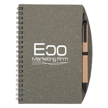 5" X 7" Eco-inspired Spiral Notebook & Pen