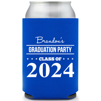 Full Color Foam Collapsible Can Coolers Graduation Party Class Of Style 158781