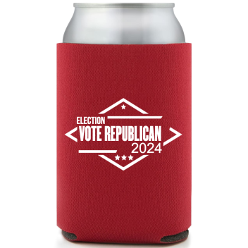 Political Full Color Foam Collapsible Coolies Style 112987