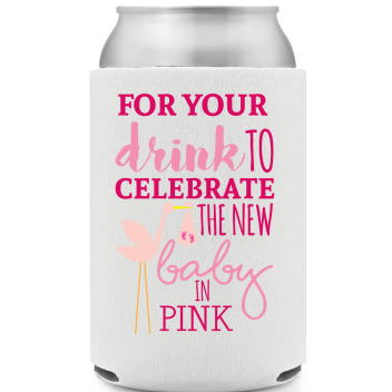 Baby Shower Full Color Foam Collapsible Coolies Style 101752