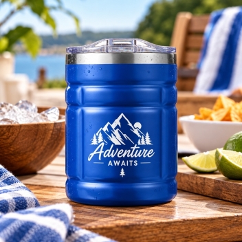 12oz Campfire Grid Tumbler