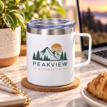 12oz Vacuum Insulated Coffee Mug With Handle